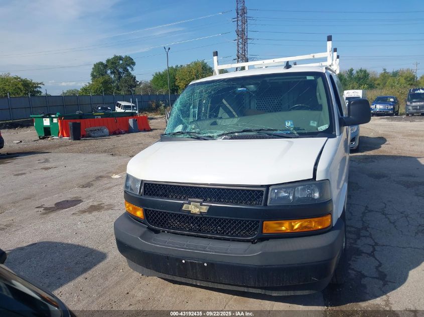 2019 Chevrolet Express 3500 Work Van VIN: 1GCZGHFG0K1304318 Lot: 43192435