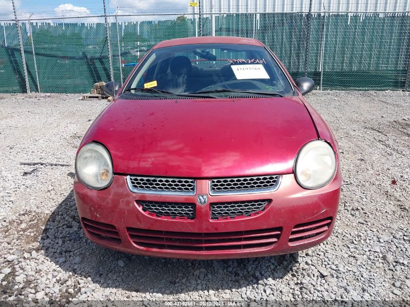 2005 Dodge Neon Sxt VIN: 1B3ES56C55D134311 Lot: 43192561