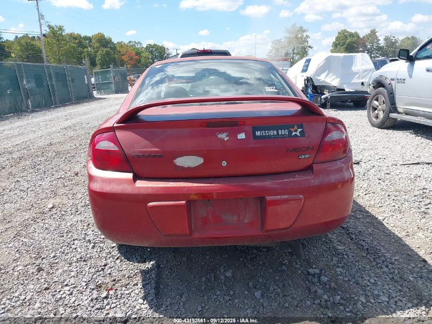 2005 Dodge Neon Sxt VIN: 1B3ES56C55D134311 Lot: 43192561