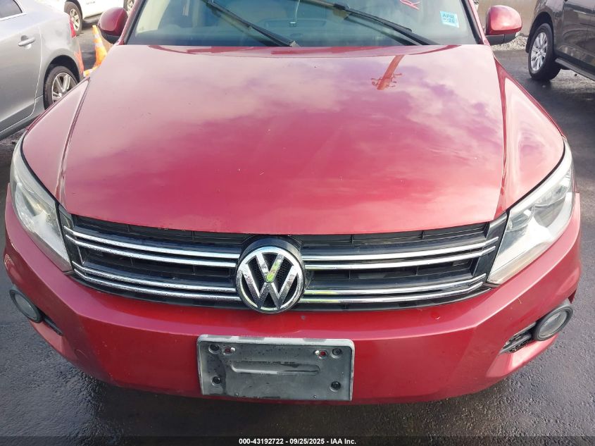 2012 Volkswagen Tiguan Se VIN: WVGBV7AX1CW089556 Lot: 43192722