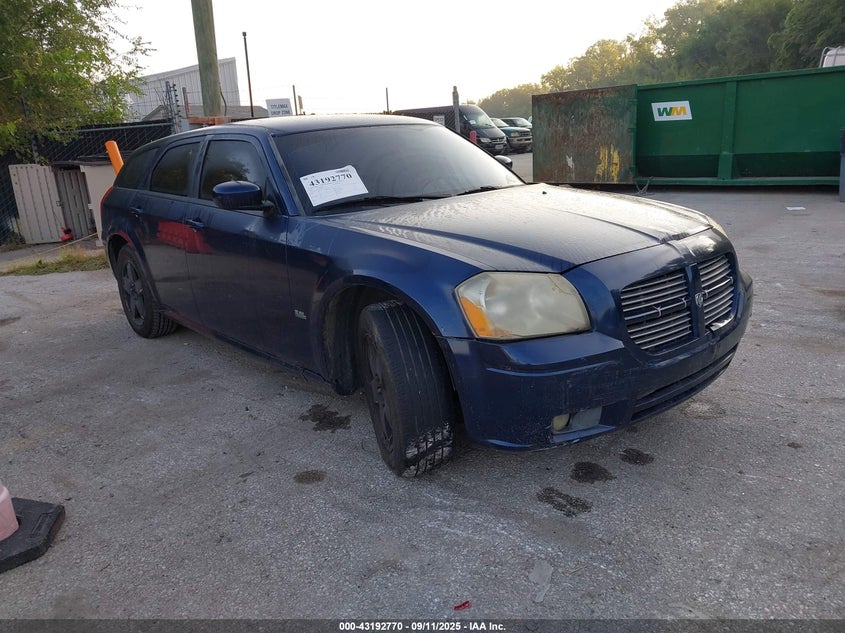 2006 Dodge Magnum Sxt blue wagon gasoline 2D4GZ47V56H117111 photo #1