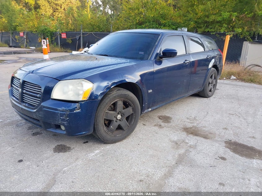 2006 Dodge Magnum Sxt blue wagon gasoline 2D4GZ47V56H117111 photo #3