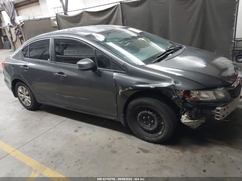 2012 Honda Civic Lx VIN: 2HGFB2F50CH574845 Lot: 43192795