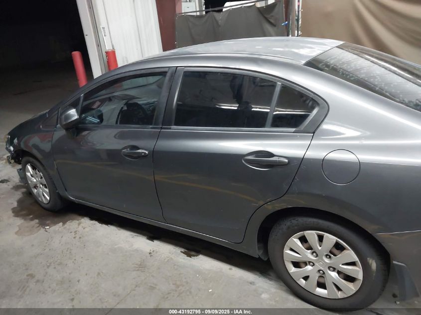 2012 Honda Civic Lx VIN: 2HGFB2F50CH574845 Lot: 43192795