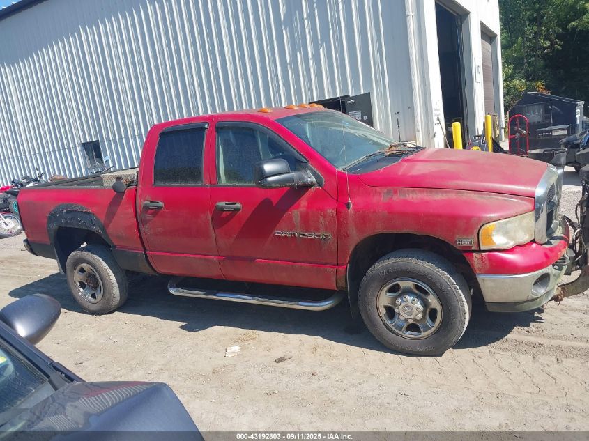 2005 Dodge Ram 2500 Slt/Laramie VIN: 3D7KS28D25G797298 Lot: 43192803
