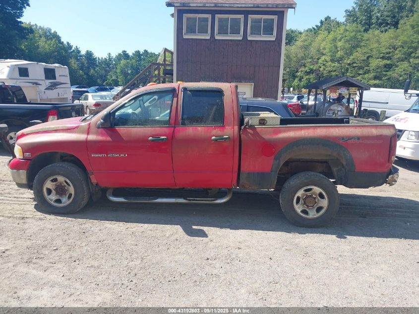2005 Dodge Ram 2500 Slt/Laramie VIN: 3D7KS28D25G797298 Lot: 43192803