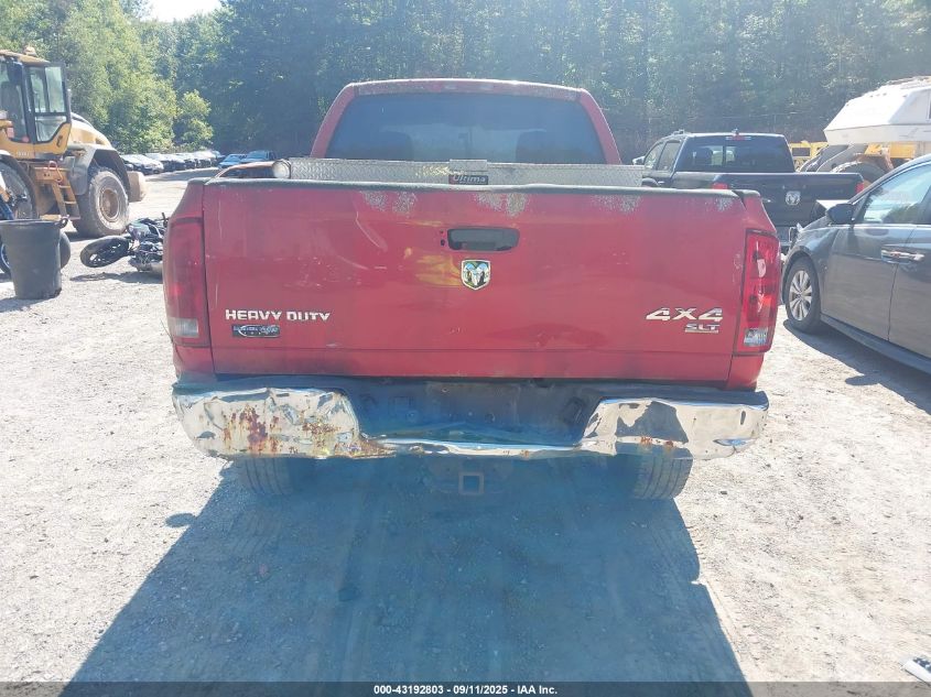 2005 Dodge Ram 2500 Slt/Laramie VIN: 3D7KS28D25G797298 Lot: 43192803