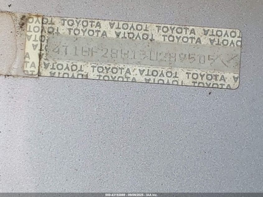 2003 Toyota Avalon Xl/Xls VIN: 4T1BF28B13U289505 Lot: 43192869