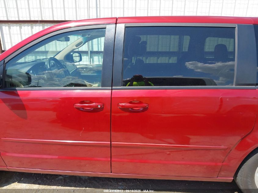 2015 Dodge Grand Caravan Se VIN: 2C4RDGBG0FR507297 Lot: 43192913