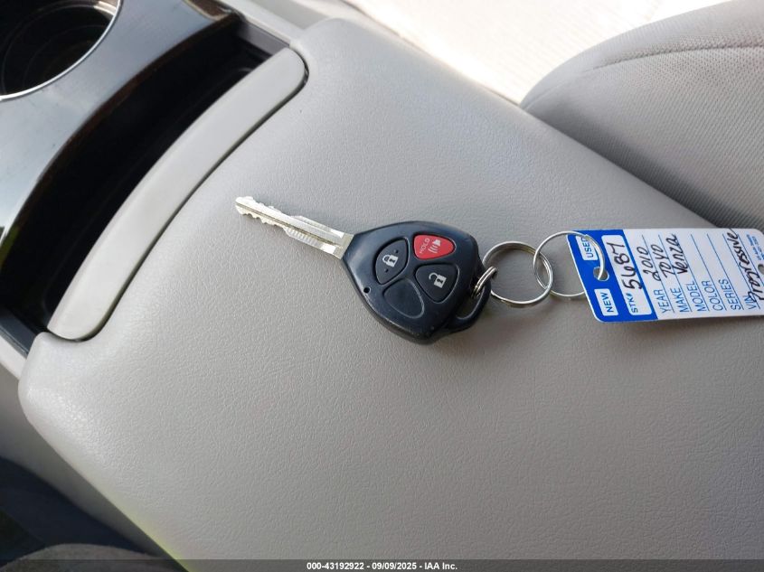 2010 Toyota Venza VIN: 4T3BA3BB1AU012242 Lot: 43192922