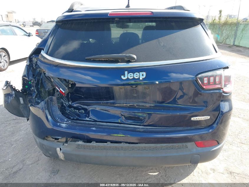 2018 Jeep Compass Latitude 4X4 VIN: 3C4NJDBB3JT155235 Lot: 43192935