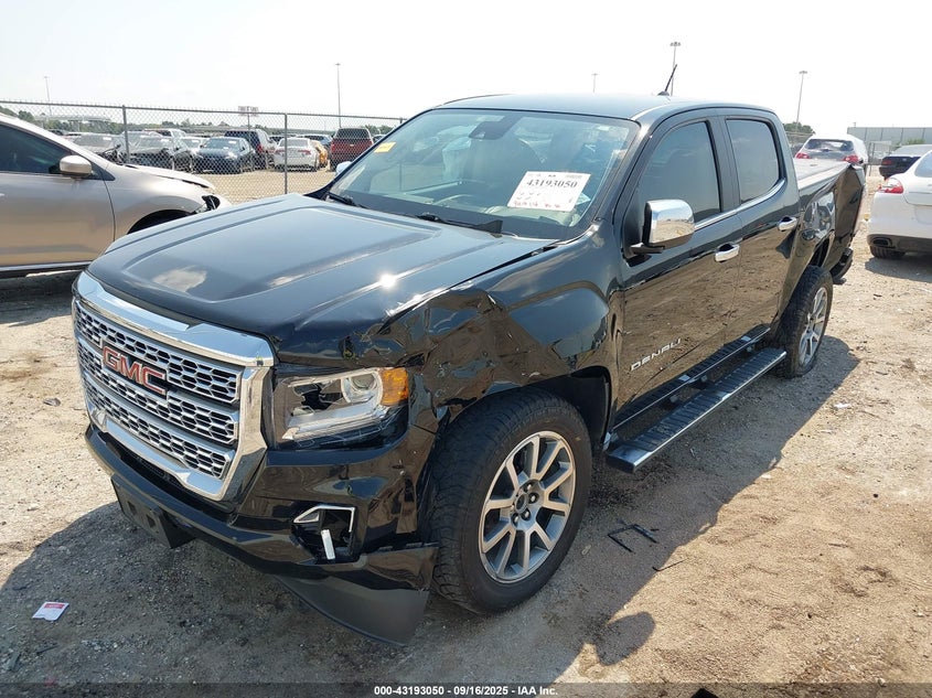 2021 GMC Canyon 2Wd Short Box Denali black truck gasoline 1GTG5EEN9M1124981 photo #3
