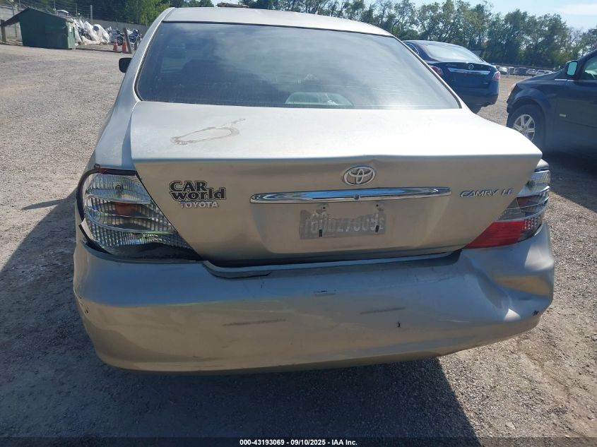 2002 Toyota Camry Le VIN: 4T1BE32K22U545537 Lot: 43193069