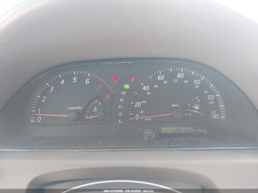 2002 Toyota Camry Le VIN: 4T1BE32K22U545537 Lot: 43193069