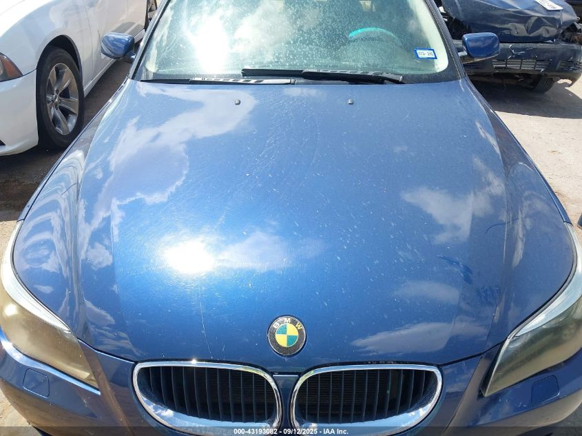 2004 BMW 530I VIN: WBANA735X4B800945 Lot: 43193082