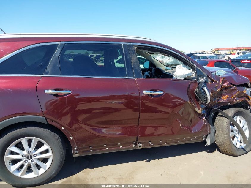 2020 Kia Sorento 2.4L Lx VIN: 5XYPG4A30LG653548 Lot: 43193093