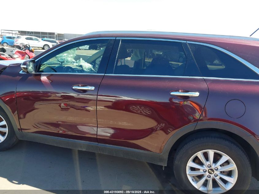 2020 Kia Sorento 2.4L Lx VIN: 5XYPG4A30LG653548 Lot: 43193093