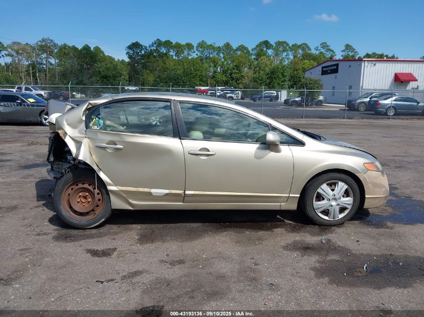 2007 Honda Civic Lx VIN: 1HGFA16527L074319 Lot: 43193136