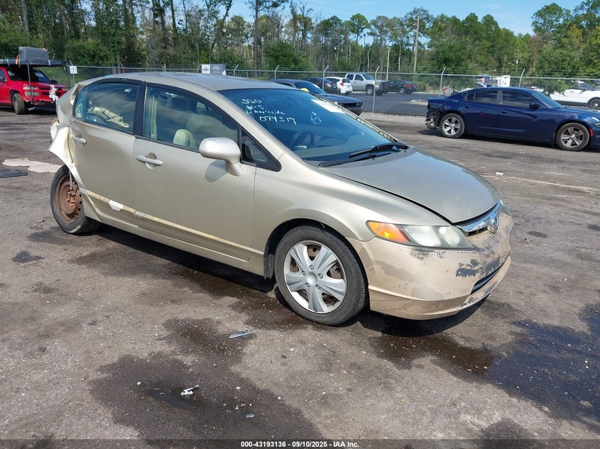 1HGFA16527L074319 2007 Honda Civic Lx auction photo 1