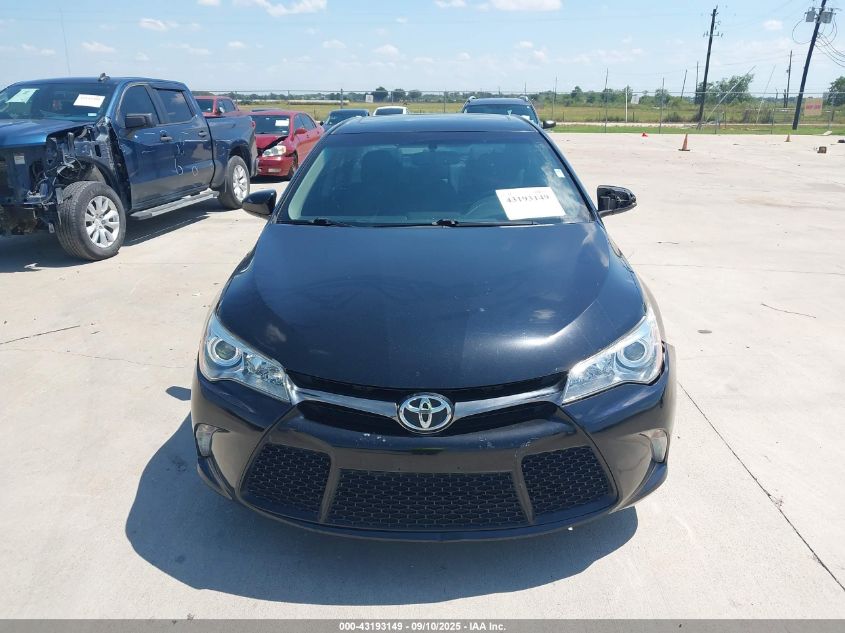2015 Toyota Camry Se VIN: 4T1BF1FKXFU001403 Lot: 43193149