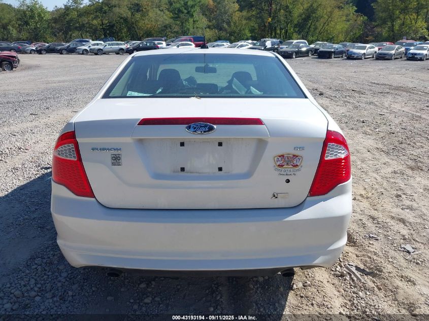 2010 Ford Fusion Se VIN: 3FAHP0HG3AR111259 Lot: 43193194