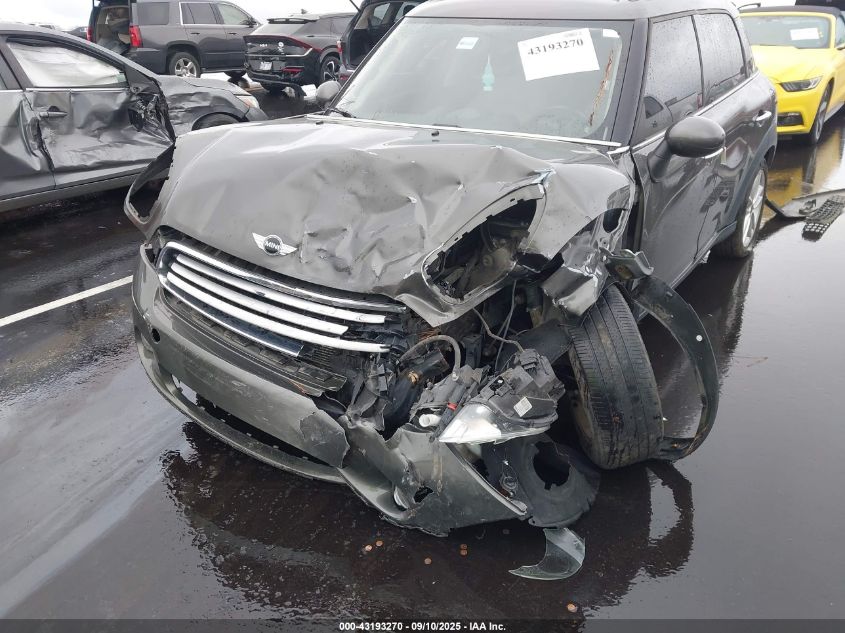 2011 Mini Cooper Countryman VIN: WMWZB3C55BWM00384 Lot: 43193270