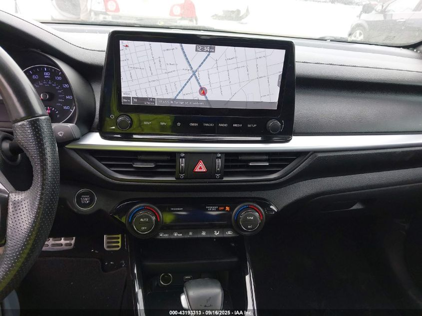 2022 Kia Forte Gt-Line VIN: 3KPF54AD9NE491140 Lot: 43193313