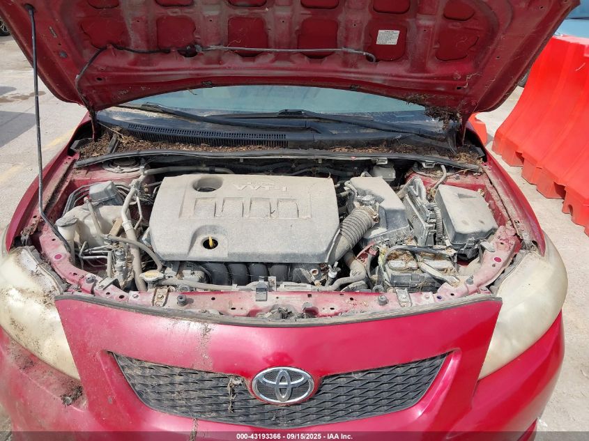 2009 Toyota Corolla VIN: JTDBL40E499018951 Lot: 43193366