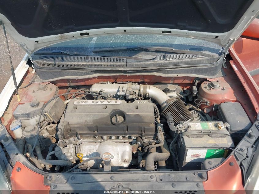 2009 Kia Rio Lx VIN: KNADE223496574243 Lot: 43193411