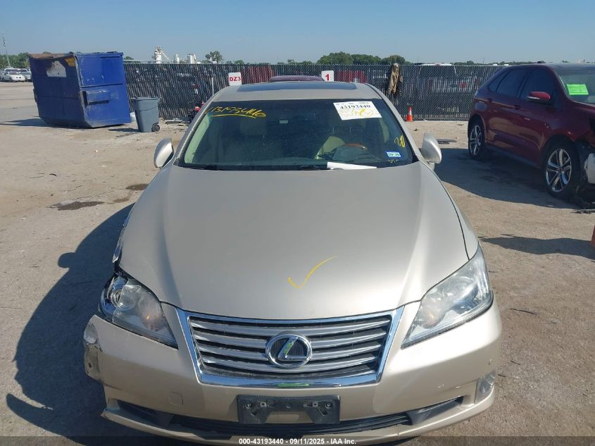 2011 Lexus Es 350 VIN: JTHBK1EG1B2435615 Lot: 43193440