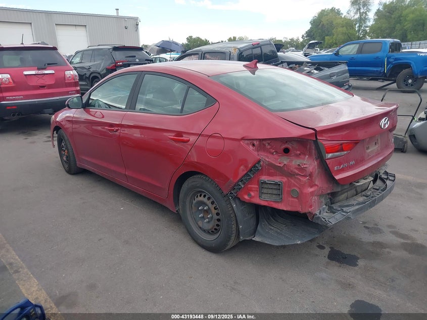2017 HYUNDAI ELANTRA SE - KMHD74LF5HU304218