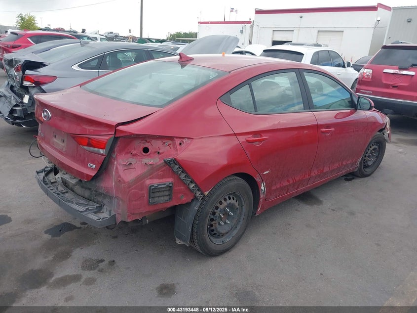 2017 HYUNDAI ELANTRA SE - KMHD74LF5HU304218