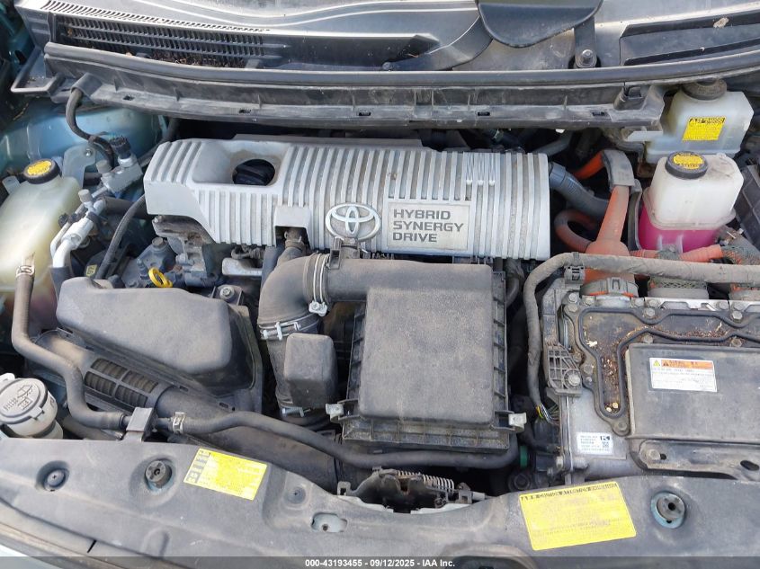 2013 Toyota Prius Two VIN: JTDKN3DU9D1651586 Lot: 43193455