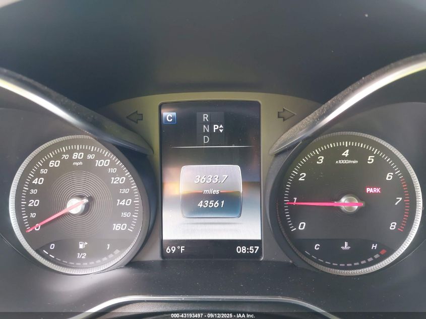 2019 Mercedes-Benz Glc 300 4Matic VIN: WDC0G4KB4KV187695 Lot: 43193497