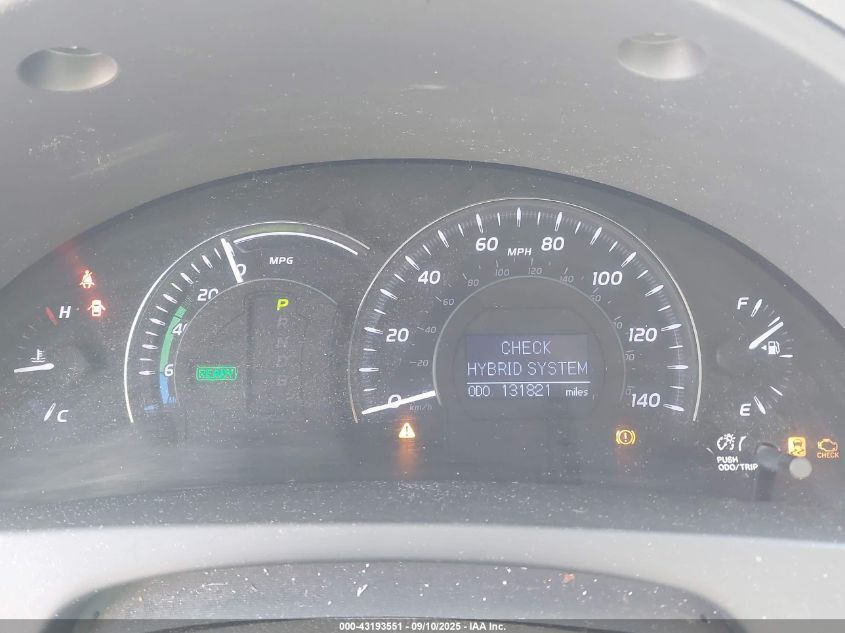 2010 Toyota Camry Hybrid VIN: 4T1BB3EK8AU125364 Lot: 43193551