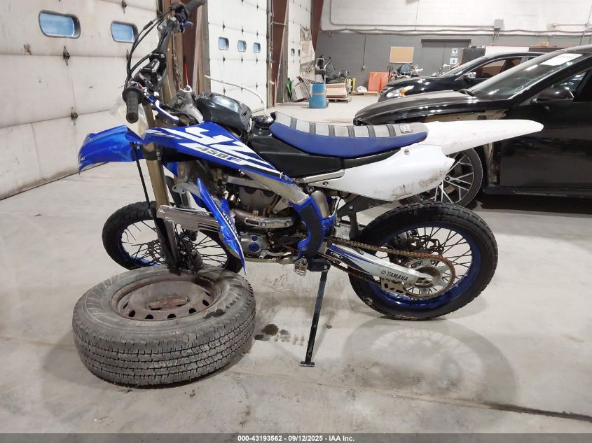 2018 Yamaha Yz450 F VIN: JYACJ22CXJA007624 Lot: 43193562