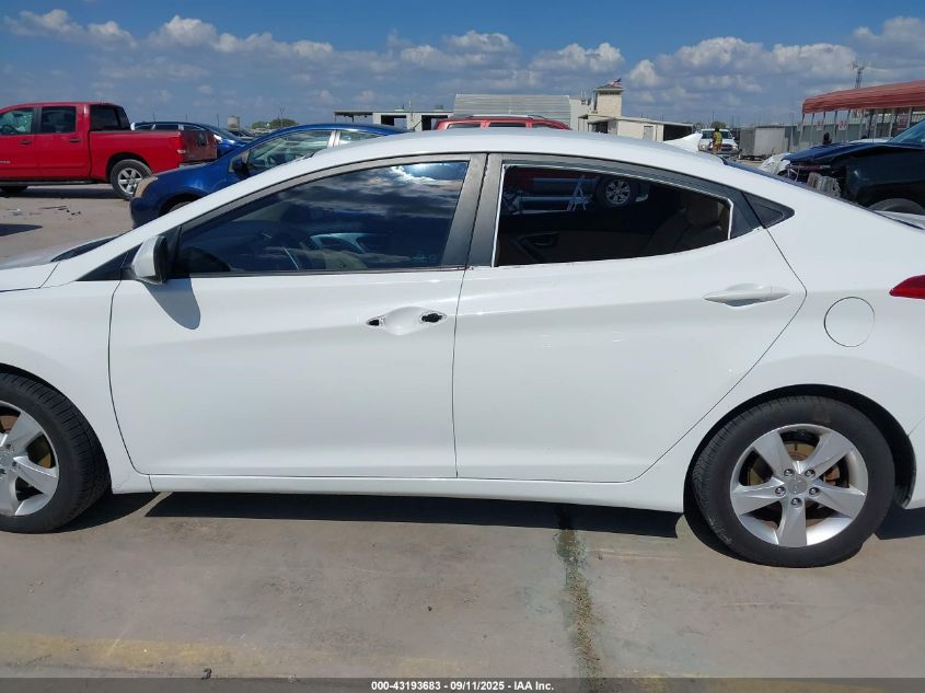 2013 Hyundai Elantra Gls VIN: 5NPDH4AE3DH274992 Lot: 43193683