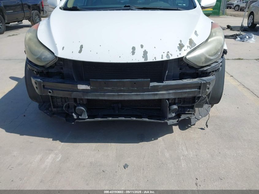 2013 Hyundai Elantra Gls VIN: 5NPDH4AE3DH274992 Lot: 43193683