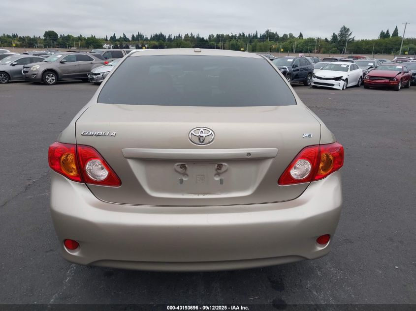 2010 Toyota Corolla Le VIN: 1NXBU4EE8AZ191911 Lot: 43193696