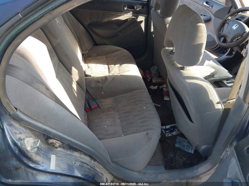 2003 Honda Civic Lx VIN: JHMES16593S001518 Lot: 43193710