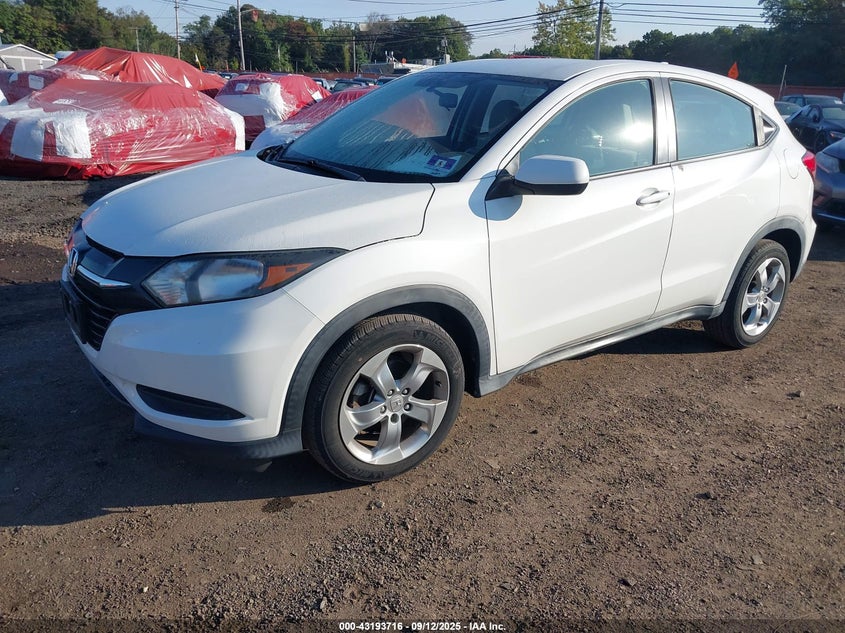 2017 Honda Hr-v 1.8 Lx White Lot 111043193716 Vin 3CZRU6H31HM732671