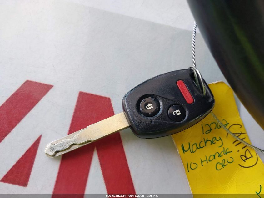 2010 Honda Cr-V Ex-L VIN: 5J6RE3H78AL016274 Lot: 43193731