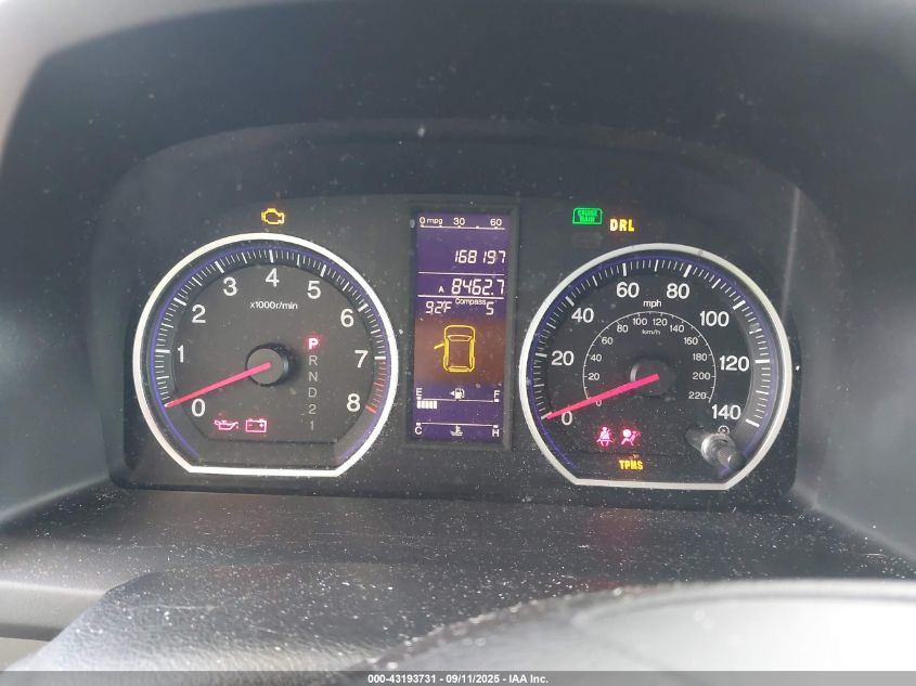 2010 Honda Cr-V Ex-L VIN: 5J6RE3H78AL016274 Lot: 43193731