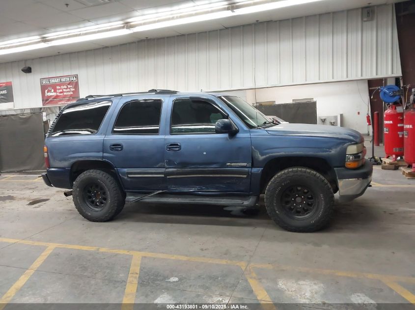 2001 Chevrolet Tahoe Lt VIN: 1GNEK13TX1J314804 Lot: 43193801