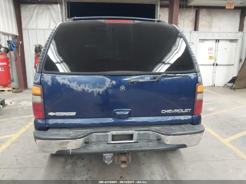 2001 Chevrolet Tahoe Lt VIN: 1GNEK13TX1J314804 Lot: 43193801