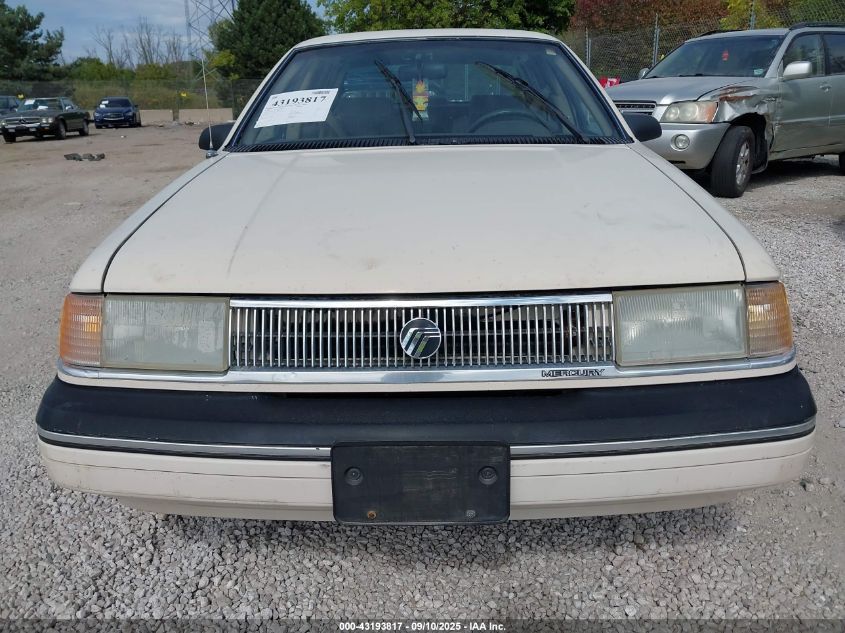 1990 Mercury Topaz Gs VIN: 2MEPM36X4LB617749 Lot: 43193817