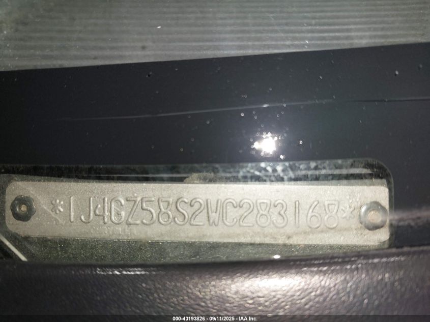 1993 Jeep Grand Cherokee VIN: 1J4GZ68SXPC603490 Lot: 43193826