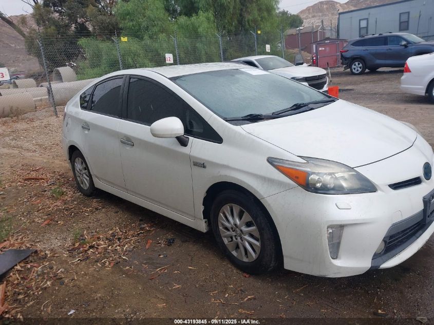 2012 Toyota Prius Plug-In Advanced VIN: JTDKN3DP4C3019947 Lot: 43193845