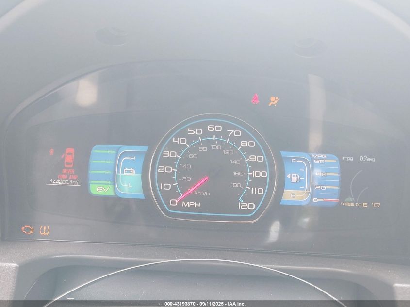 2010 Ford Fusion Hybrid VIN: 3FADP0L32AR199207 Lot: 43193870