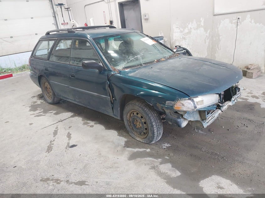 1998 Subaru Legacy Brighton green wagon gasoline 4S3BK4250W7319787 photo #1